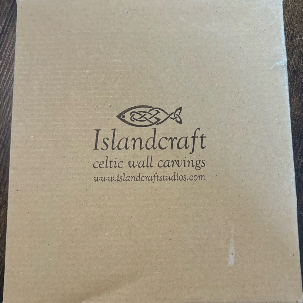 Islandcraft Hand-Carved Eternity Celtic Cross wallhanger from Galway‎